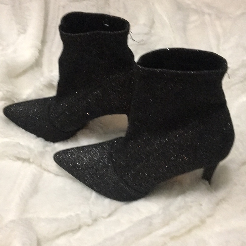 Black high heel boots size 8.5